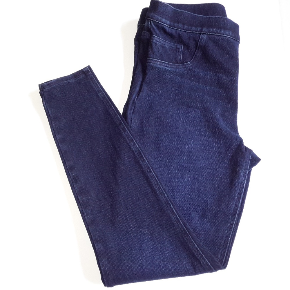 Spanx Jean-ish Skinny Ankle Leggins Blue L